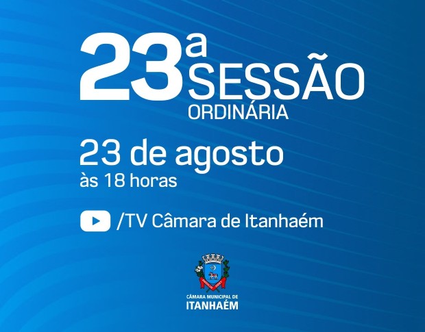Imagem da notícia: Presencialmente e online, Câmara realizará sessão ordinária nesta segunda