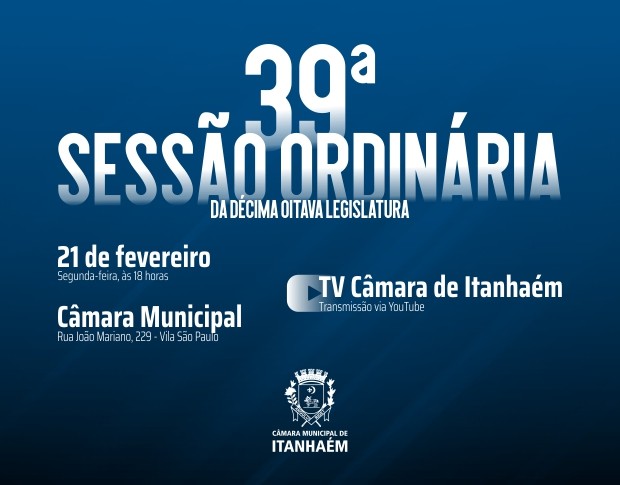 Imagem da notícia: Vereadores apresentam indicações e requerimentos durante a 39ª Sessão Ordinária 
