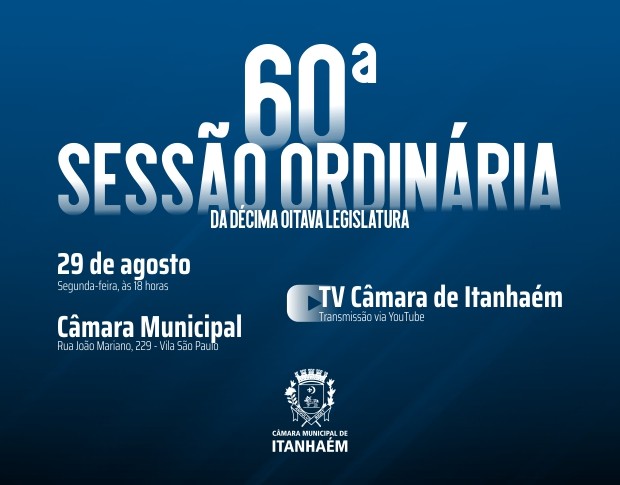 Imagem da notícia: Câmara realiza sessão ordinária nesta segunda 