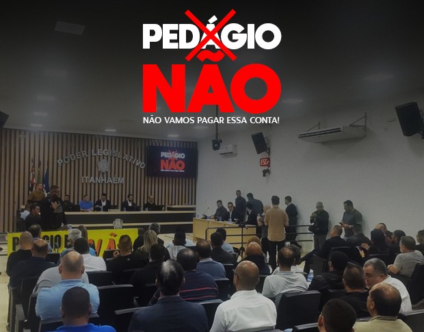Imagem da notícia: Encontro Regional de Vereadores "PEDÁGIO NÃO"