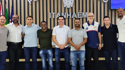 Imagem da notícia: Audiência Pública para a apresentação do PL 45/2024 "PLANO MUNICIPAL DE ESPORTES E LAZER DE ITANHAÉM 2024/2034".