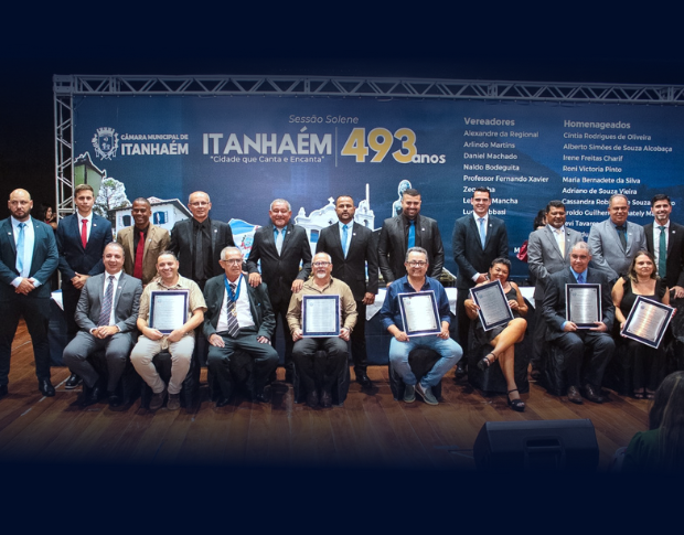 Imagem da notícia: Sessão Solene marca os 493 anos de Itanhaém com entrega de honrarias