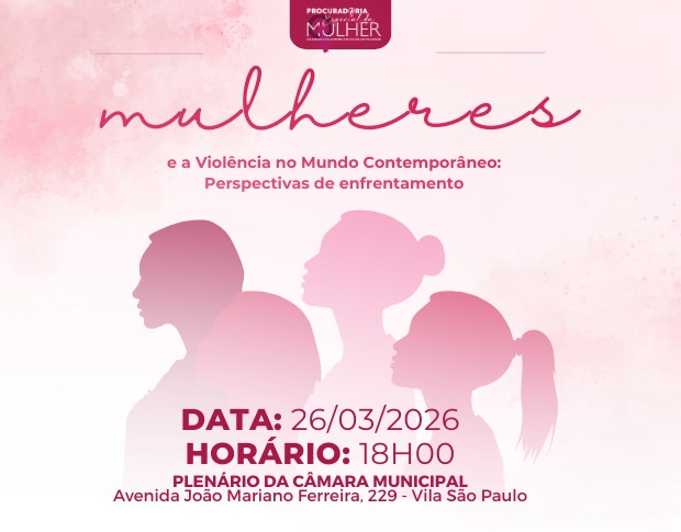 Imagem principal da notícia Câmara de Itanhaém promove evento sobre enfrentamento à violência contra a mulher