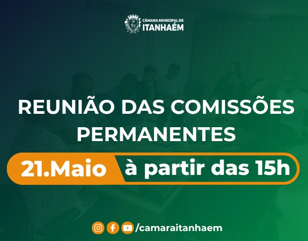 Imagem principal da notícia Comissões Permanentes se reúnem para análise de projetos e matérias em tramitação na Câmara